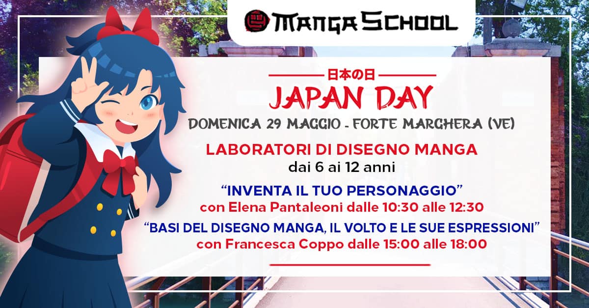 Laboratori manga al “Japan day” a Forte Marghera